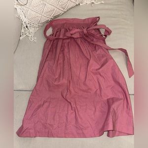 Pink apron for Dirndl
